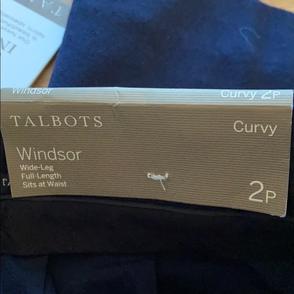 NWT Talbots Curvy Wide-leg pants - Picture 5 of 6